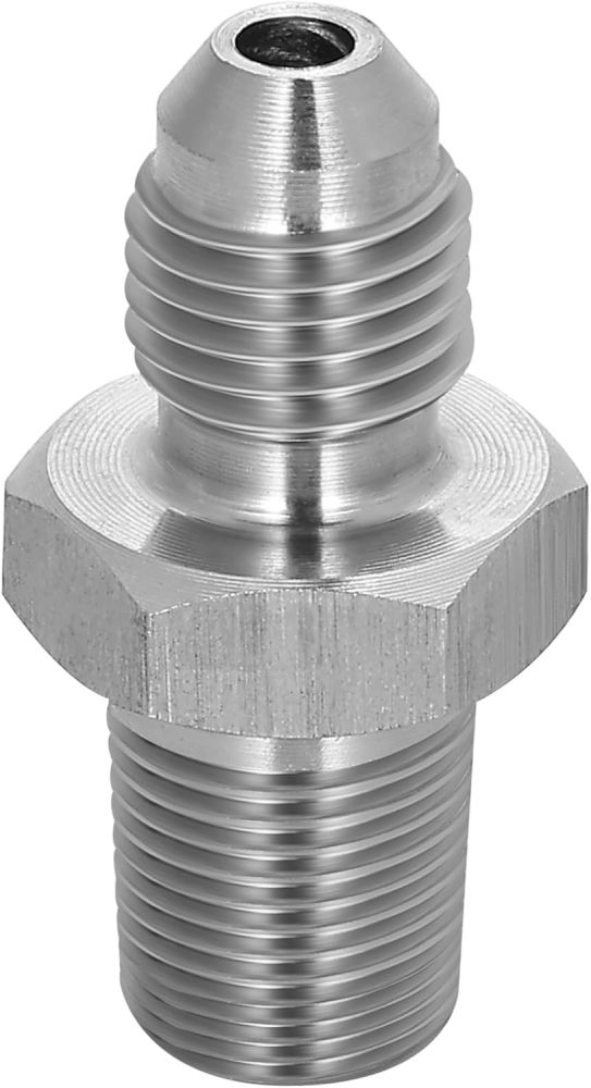 Stainless Steel 304 Straight AN Male Flare to  NPT Pipe Fitting Adapter