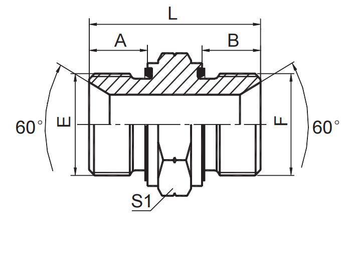 BSP Male 60° Seat Captive seal