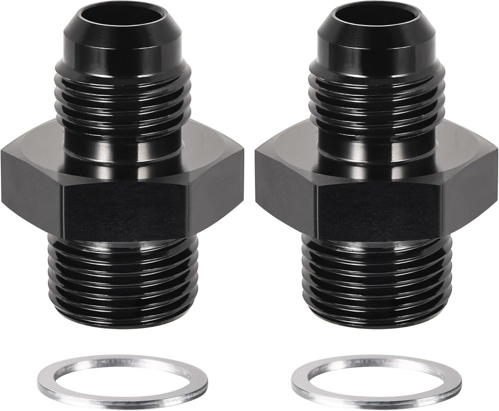AN Male Flare to UNF Male Carb Carburetor Fuel Inlet Fitting Adapter