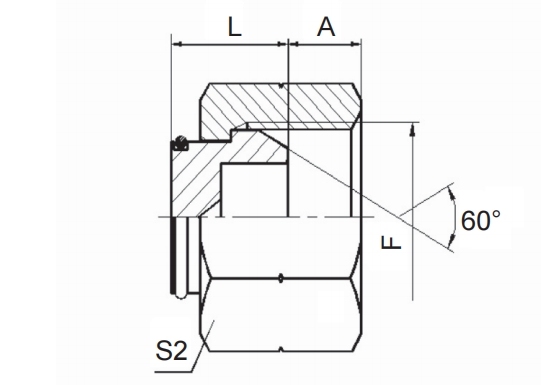 BSP FEMALE 60° CONE PLUG