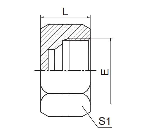 JIC 74° FEMALE PLUG