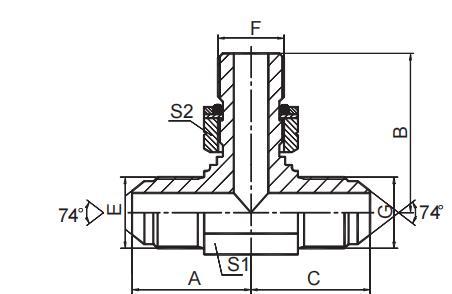 BSP MALE O-RING / JIC MALE