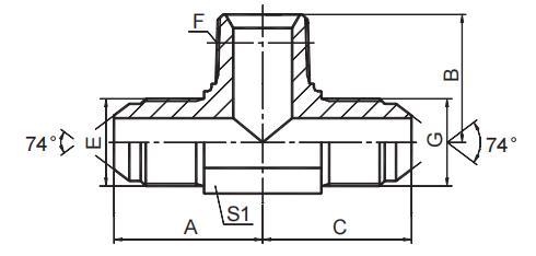 JIC MALE / NPT MALE / JIC MALE