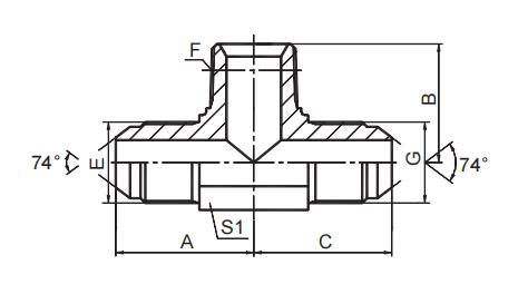 JIC MALE / BSPT MALE / JIC MALE