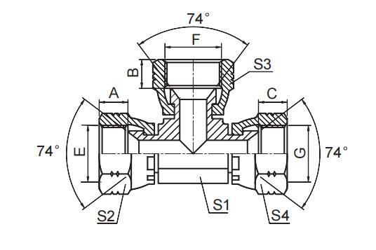 JIC FEMALE 74° SEAT