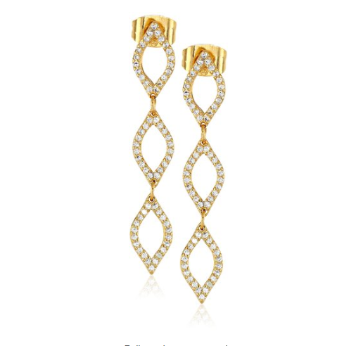 gorjana "Roya" Shimmer Drop Earrings