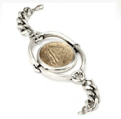 Low Luv by Erin Wasson Horse Bit and Coin Bracelet