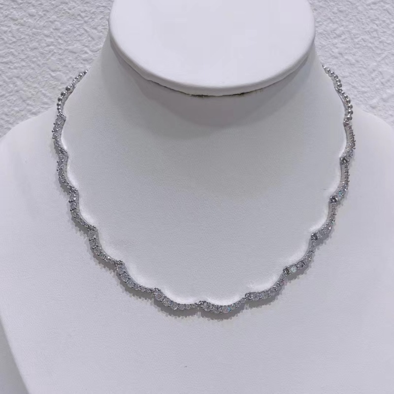 DiAura 10k White Gold Created Blue Sapphire and Diamond-Accent Drop Earrings