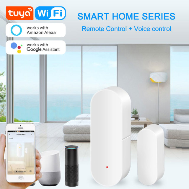 Tuya Smart WiFi Magnetic Door Sensor – Remote Monitoring & Home Security