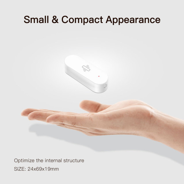 Tuya Smart WiFi Vibration Sensor with 130dB Alarm & Instant Alerts