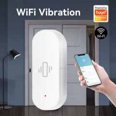 Tuya Smart WiFi Vibration Sensor with 130dB Alarm & Instant Alerts