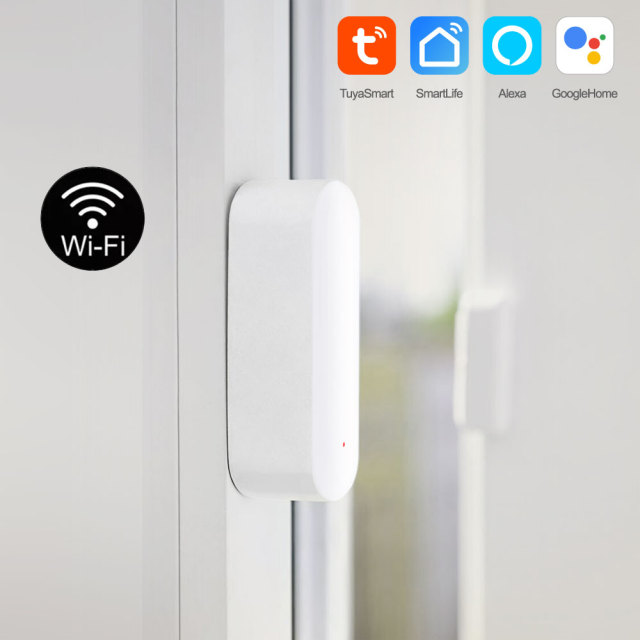 Tuya Smart WiFi Magnetic Door Sensor – Remote Monitoring & Home Security