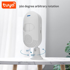 Tuya Smart WiFi PIR Motion Detector Alarm senses movement via infrared for home security