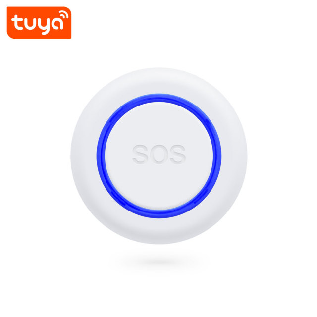 Tuya Smart WiFi SOS Button With RF433Mhz – One - Click Alerts, Long - Range, App Notifications. For Home/Elderly Care
