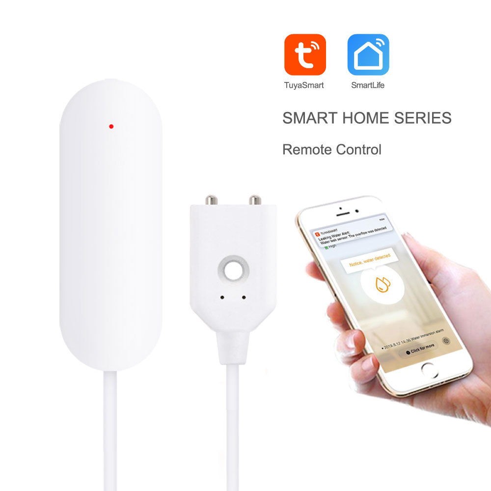 Tuya Smart WiFi Water Flood Sensor – Prevent Water Damage for Home & Business