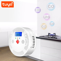 Tuya Smart WiFi CO Detector – Real - Time Monitoring, LCD Display, High - Decibel Alarm for Home Safety