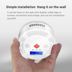 Tuya Smart WiFi CO Detector – Real - Time Monitoring, LCD Display, High - Decibel Alarm for Home Safety