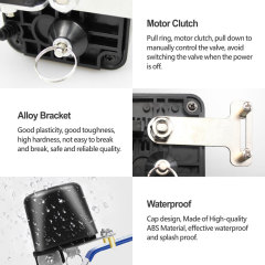 Tuya Smart WiFi Manipulator – Auto Gas/Water Shut - off, Voice/App Control, Home Safety Valve