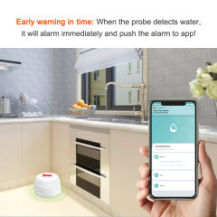 Tuya WiFi Water Leak Detector – 24/7 Monitoring, App-Controlled Alarms