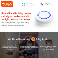 Tuya Smart WiFi SOS Button With RF433Mhz – One - Click Alerts, Long - Range, App Notifications. For Home/Elderly Care