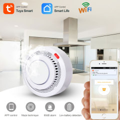 Tuya Smart WiFi Smoke Sensor – Home Fire Protection, App Alerts, High Sensitivity Detection