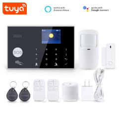 Tuya Smart WiFi + GSM Home Alarm System 2.4'' Touch Panel (2G/4G Optional)