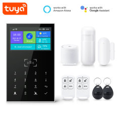 Tuya Smart WiFi + GSM Home Alarm System 4.3'' Touch Panel (2G/4G Optional)