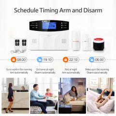 Tuya WiFi 4G GSM Home Alarm - 99 Wireless & 7 Wired Zones, 2G/4G Options, APP Control