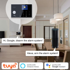 Tuya Smart WiFi + GSM Home Alarm System 2.4'' Touch Panel (2G/4G Optional)