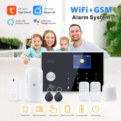 Tuya Smart WiFi + GSM Home Alarm System 2.4'' Touch Panel (2G/4G Optional)