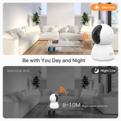 Tuya Smart 4MP WiFi Camera - IOT Alarm Integration, Motion Detection, Two - way Audio