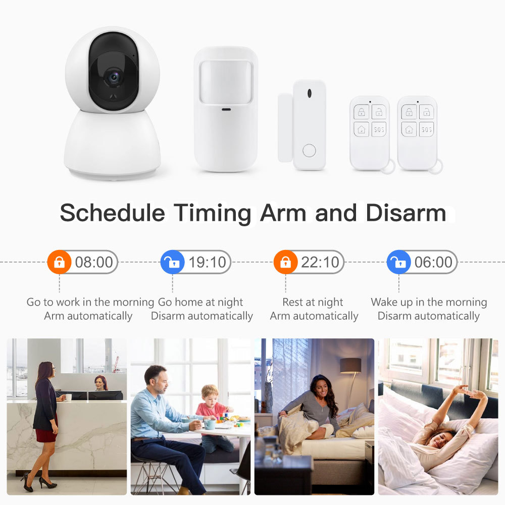 Tuya Smart 4MP WiFi Camera - IOT Alarm Integration, Motion Detection, Two - way Audio