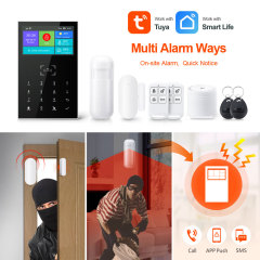 Tuya Smart WiFi + GSM Home Alarm System 4.3'' Touch Panel (2G/4G Optional)