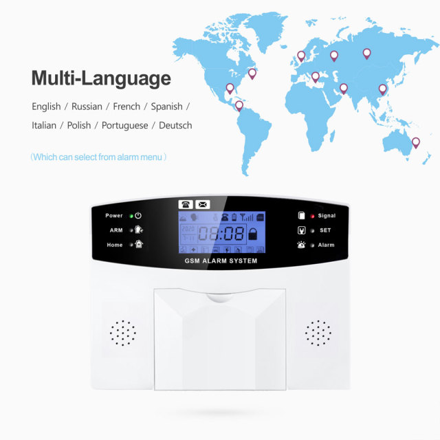 Tuya Smart WiFi GSM Home Alarm System - 200 Wireless & 8 Wired Zones, APP Control, 2G/4G Options