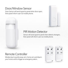 Tuya Smart WiFi GSM Home Alarm System - 200 Wireless & 8 Wired Zones, APP Control, 2G/4G Options