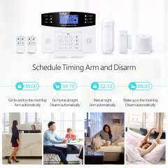 Tuya Smart WiFi GSM Home Alarm System - 200 Wireless & 8 Wired Zones, APP Control, 2G/4G Options
