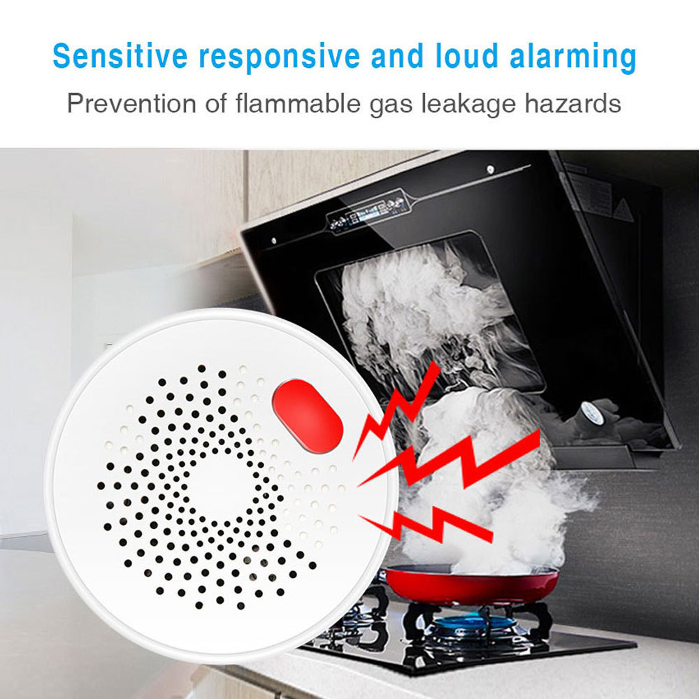 Tuya Smart WiFi Gas Sensor: Real - time Leak Detection, App Alerts, Works with Tuya Ecosystem
