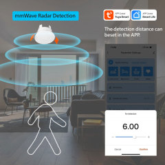 Tuya Smart WiFi Breathing Presence Sensor - Ceiling Mounted, mmWave Radar, App Control