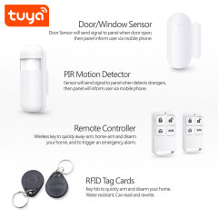 Tuya Smart WiFi & GSM Home Security Alarm System with Remote Control