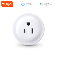 Tuya Smart WiFi US Socket Plug - Remote Control via App, Voice Control with Alexa/Google