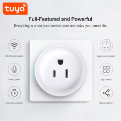 Tuya Smart WiFi US Socket Plug - Remote Control via App, Voice Control with Alexa/Google