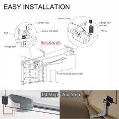 Tuya Smart WiFi Garage Door Opener - Remote Control via App, Voice Control with Alexa/Google