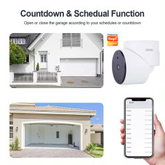 Tuya Smart WiFi Garage Door Opener with Camera - Remote Control, HD View, Voice Compatibility
