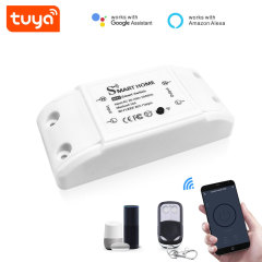 Tuya Smart 1CH WiFi Smart Switch with Metering & RF 433Mhz - App/Voice Control, Alexa/Google Home Compatible, Energy Monitoring