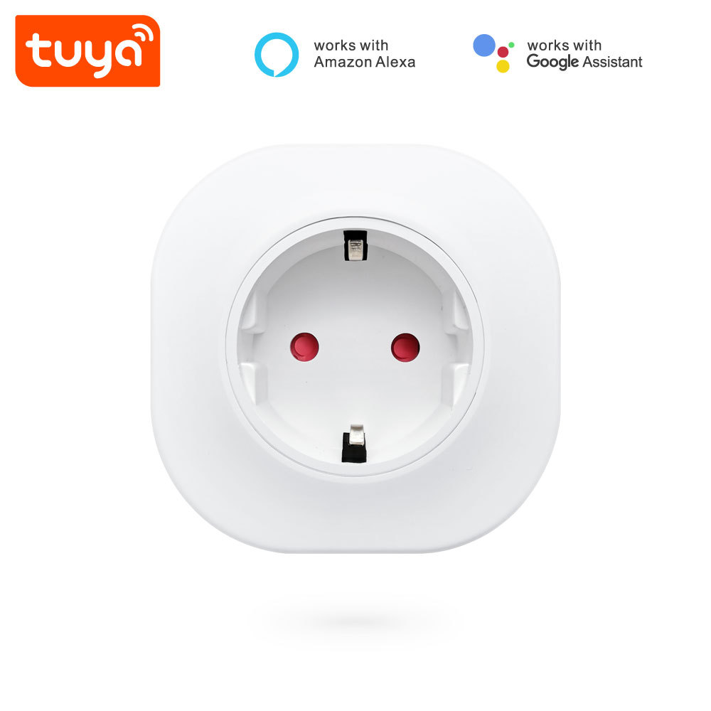 Tuya Smart WiFi Smart Socket - Worldwide Plug Standards, App/Voice Control, Timer Function (No Metering)