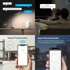 Tuya Smart WiFi Smart Switch - 1CH, App/Voice Control, Alexa/Google Home Compatible, Easy DIY Installation