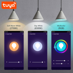 Tuya Smart WiFi RGBCW E14 Candle LED Bulb - 5W Dimmable, Alexa/Google Control, 16M Colors for Smart Home Lighting