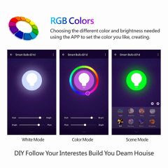 Tuya Smart WiFi Downlight RGBCW, 5-15W, 2700K-6500K, Works with Alexa/Google, App/Voice Control, Dimmable