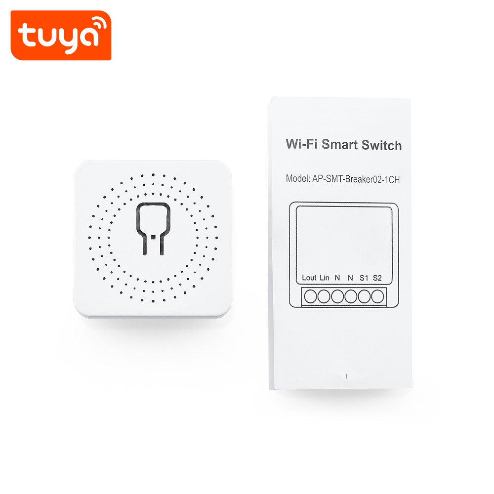 Tuya Smart Wi-Fi Mini 1CH Switch - Voice Control (Alexa/Google) 16A Smart Switch Module