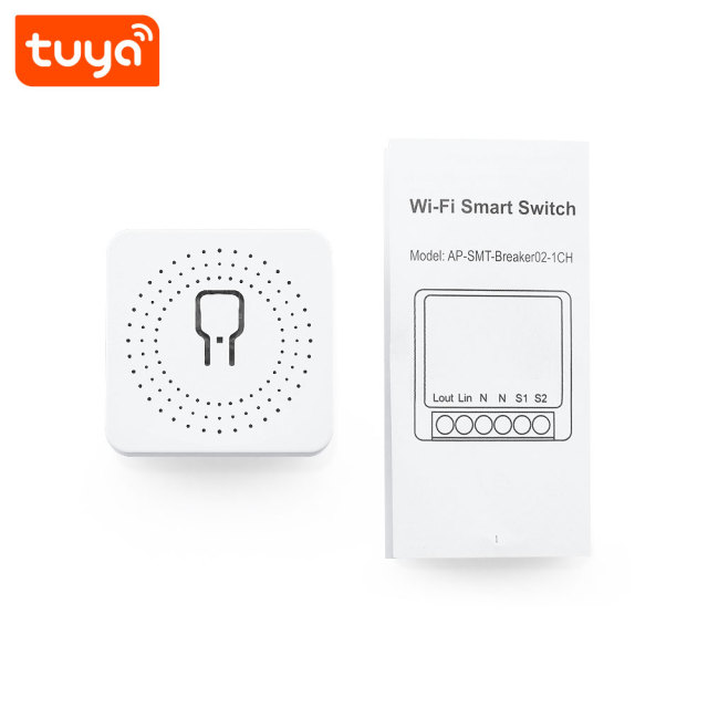 Tuya Smart Wi-Fi Mini 1CH Switch - Voice Control (Alexa/Google) 16A Smart Switch Module